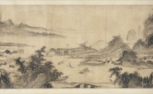 Bringing Home the Horses, Taking the Oxen to Pasture, 16th-17th century. Formerly attributed to Liang Kai.