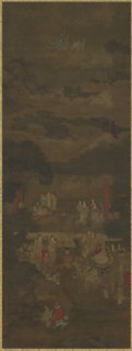 The Discourse of Vimalakirti and Manjusri, 16th-17th century. Formerly attributed to Zhou Fang.
