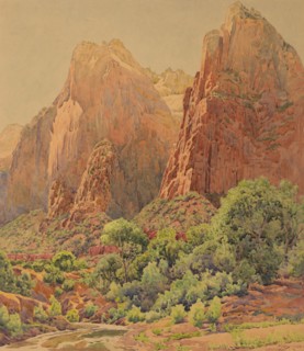 The Patriarchs, Zion National Park, 1924.