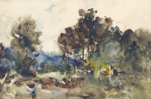 Landscape Sketch, ca. 1880.