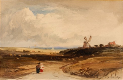 Small Landscape (Dutch), early 19th century.