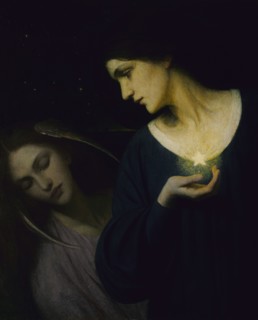 Night and Her Daughter Sleep, 1902.