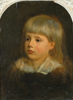 Charles Downing Lay, Portrait of the Artist's Son, ca. 1881-1883.