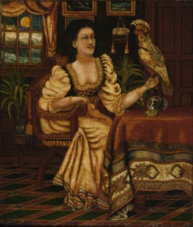 Woman with Cockatoo, ca. 1895-1917.