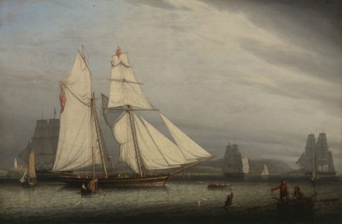 Harbor Scene, 1842.