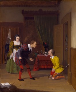 The Merry Wives of Windsor: Dr. Caius, Simple and Dame Quickly, 1830.