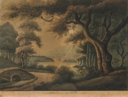 The Lovers Oak near Delville Castle, late 18th century?