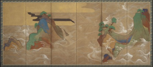 Waves at Matsushima, 17th century.
