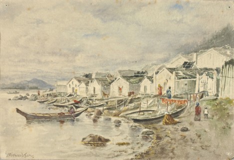 The Ranch Native Village, Sitka, 1884.