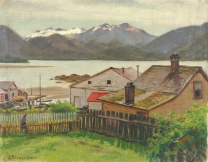 In the Old Quarter, Sitka, 1900.