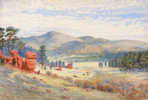 In Monument Park, Colorado, 1874.