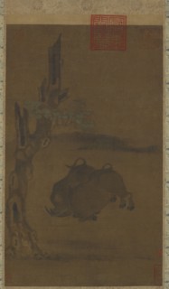 Two Fighting Water Buffaloes, 13th-14th century.
