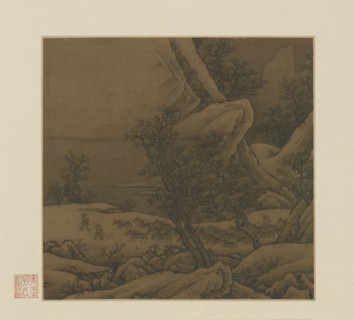 Mule-train in Snowy Mountains, 14th-15th century.