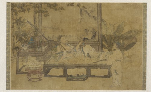 A Man Taking His Ease, 15th-16th century.