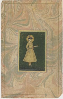 Princess with wine cup, 17th century.