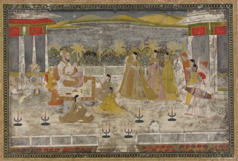 A Palace scene, 18th century.