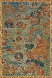 Tsong-kha-pa and scenes from his life, 18th century?.