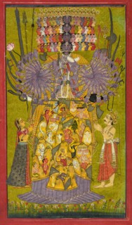 Krishna Vishvarupa, ca. 1740.