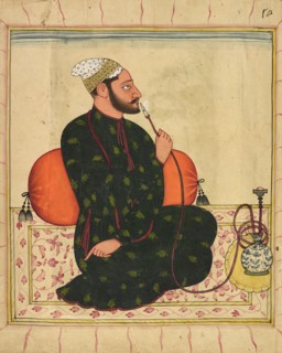 Portrait of a Raja, probably Raja Dhrub Dev of Jasrota, ca.1690-1700.