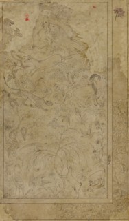 Drawing of animals and plants, early 17th century.
