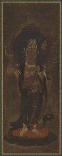 One of the twelve deva: Emma-ten (Yama or Suyama-deva?), late 15th-early 16th century.