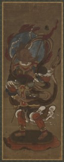 One of the twelve deva: Fu-ten (Vayu), late 15th-early 16th century.