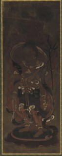 One of the twelve deva: Kwa-ten (Agni), late 15th-early 16th century.