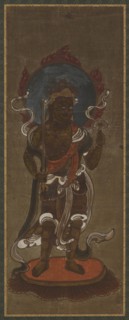 One of the twelve deva: Sui-ten (Varuna), late 15th-early 16th century.