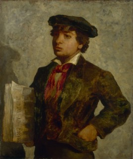 Newspaper Boy, 1869.