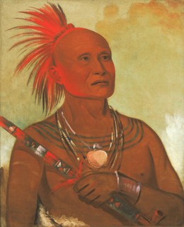 Pam-a-hó, The Swimmer, One of Black Hawk's Warriors, 1832.