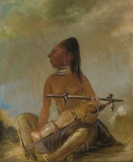 Woman and Child, Showing How the Heads of Children are Flattened, (1837-1839?)
