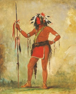 Cáh-be-múb-bee, He Who Sits Everywhere, a Brave, 1835.