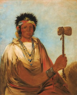 Men-són-se-ah, Left Hand, a Warrior, 1830.