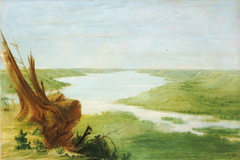 View on Lake St. Croix, Upper Mississippi, 1835-1836.