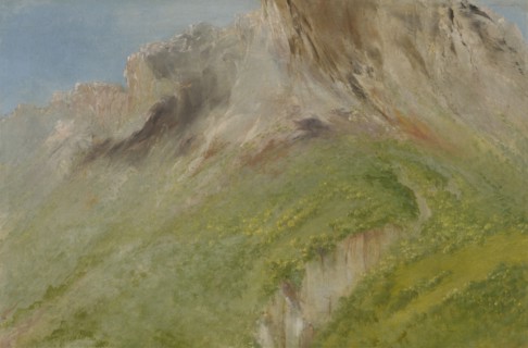 Ta-wa-que-nah, or the Rocky Mountain, Near the Comanche Village, 1834-1835.