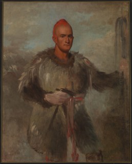 Theodore Burr Catlin, in Indian Costume, 1840-1841.