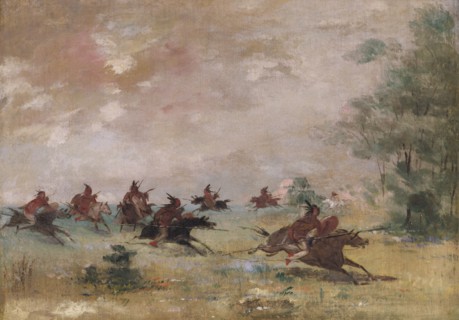 Comanche War Party, Mounted on Wild Horses, 1834-1837.