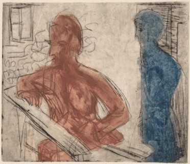 Peasant and Girl, 1921.