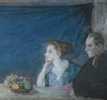 Portrait of Mr. and Mrs. Atherton Curtis with Still Life, n.d.