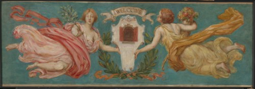 Study for Mural at Hotel Manhattan, "Peace and Plenty", ca. 1901.