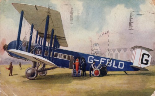 Imperial Airways Liner, Argosy, 1934. The Armstrong Whitworth Argosy, a three-engine biplane airliner designed and produced by the British aircraft manufacturer Armstrong Whitworth Aircraft, was the c...