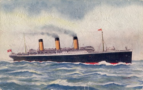 RMS Majestic, White Star Line, 1935. Ocean liner working on the North Atlantic run.