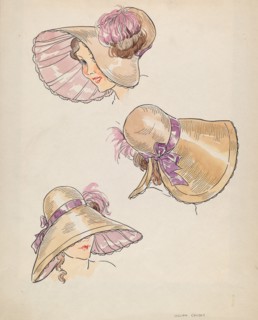 Bonnet, c. 1936.