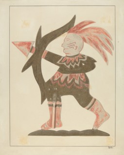 Indian Weather Vane, c. 1936.