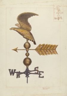 Eagle Weather Vane, c. 1938.