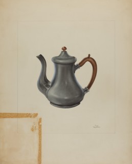 Pewter Teapot, 1935/1942.
