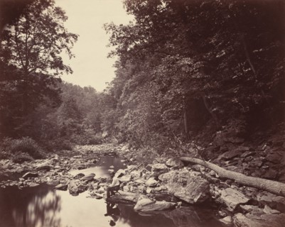 The Wissahickon Creek near Philadelphia, c. 1863.