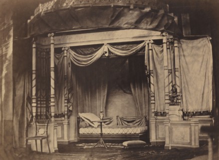 Bedroom display in the Paris Universal Exposition of 1855, 1855.