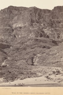 Wall in the Grand Canyon, Colorado River, 1871.