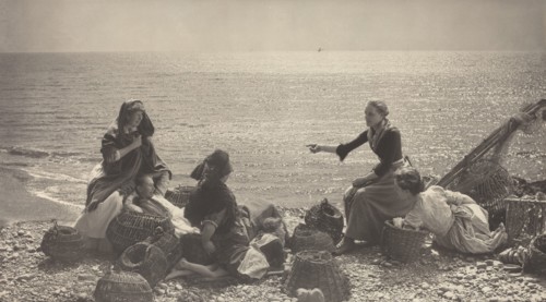 Gossip on the Beach, c. 1885.